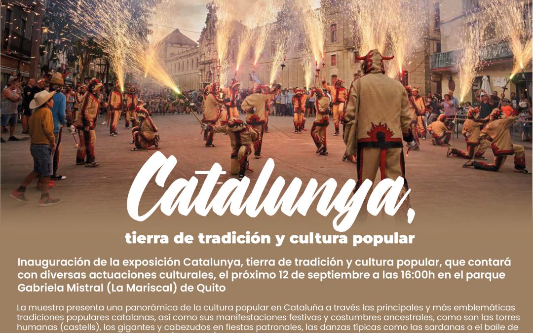 Inauguración de la exposición Catalunya, tierra de tradición y cultura popular