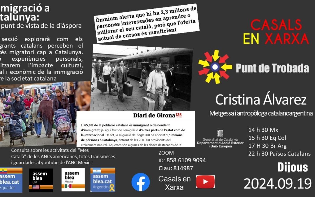 PUNT DE TROBADA: CRISTINA ÁLVAREZ – METGESSA I ANTROPÒLOGA CATALANOARGENTINA