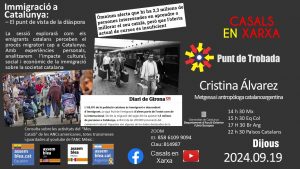 PUNT DE TROBADA: CRISTINA ÁLVAREZ - METGESSA I ANTROPÒLOGA CATALANOARGENTINA