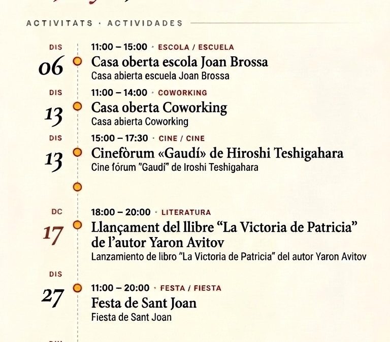 Agenda junio juny