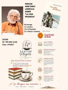Club de lectura: conversa amb l'escriptor Enric Larreula
